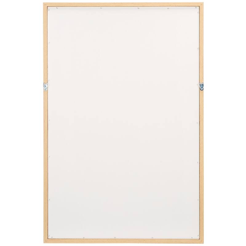 SAFAVIEH Home Snow Day Trails 24W x 36L-inch White Framed Dimensional Art
