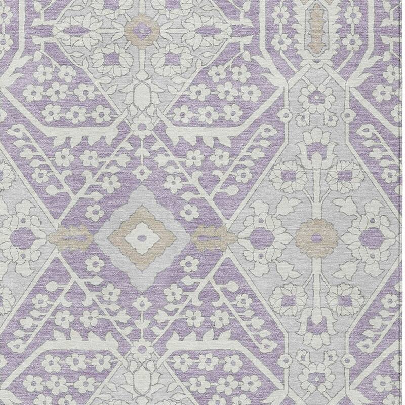 HomeRoots Floral Transitional Rectangle Outdoor Rug