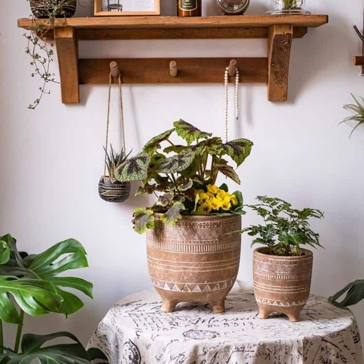 RusticReach Bohemian Red Clay Planter