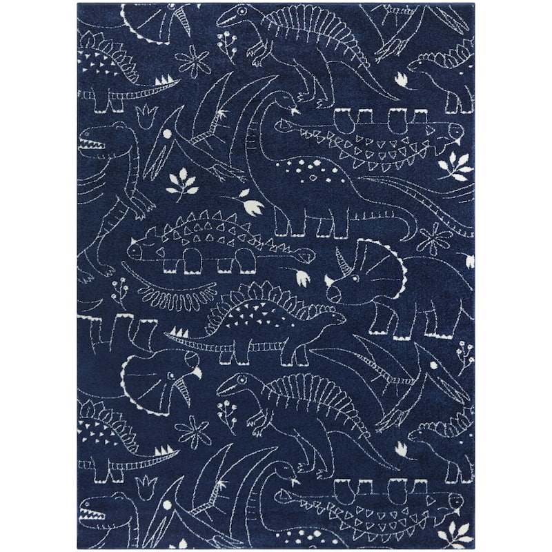 Mod-Tod Parker Dinosaur Kids Area Rug