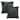 2-Pack Outdoor Pillow Covers, Square Sofa Throw Pillow Cover