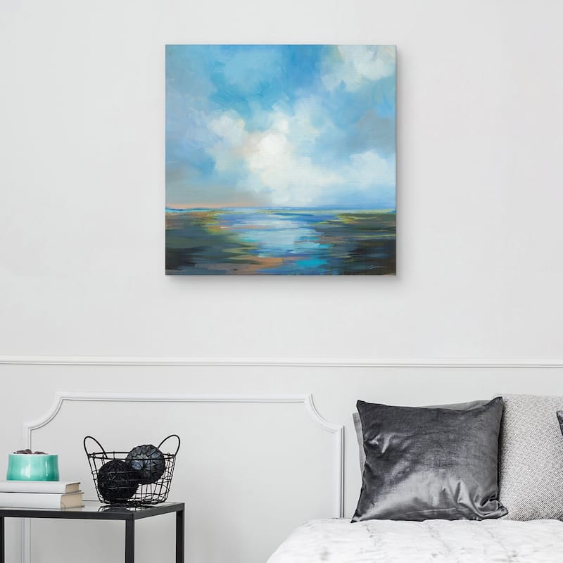 Watching the Sky by Liz Jardine Canvas Art Print