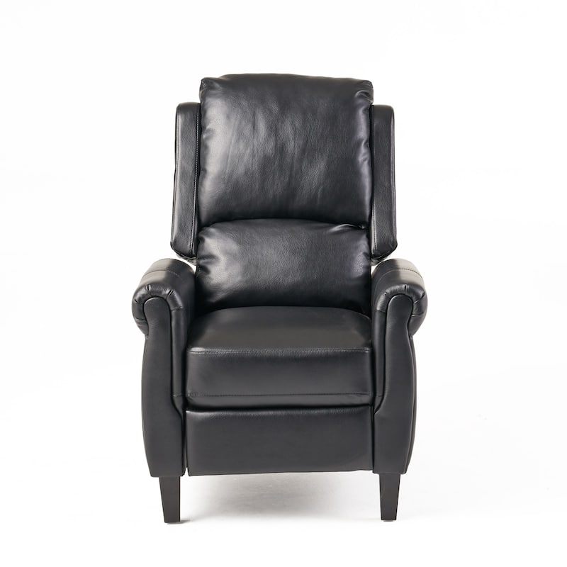 Haddan PU Leather Recliner Club Chair by Christopher Knight Home