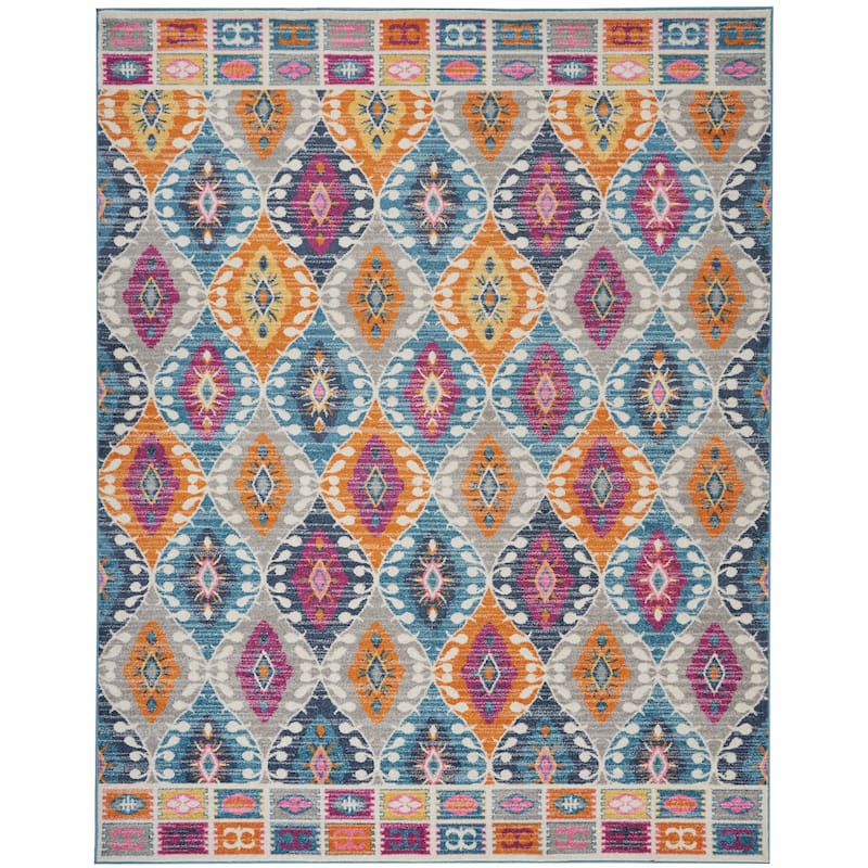 Nourison Passion Boho Geometric Tribal Area Rug