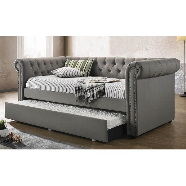 Grey outlet tufted daybed
