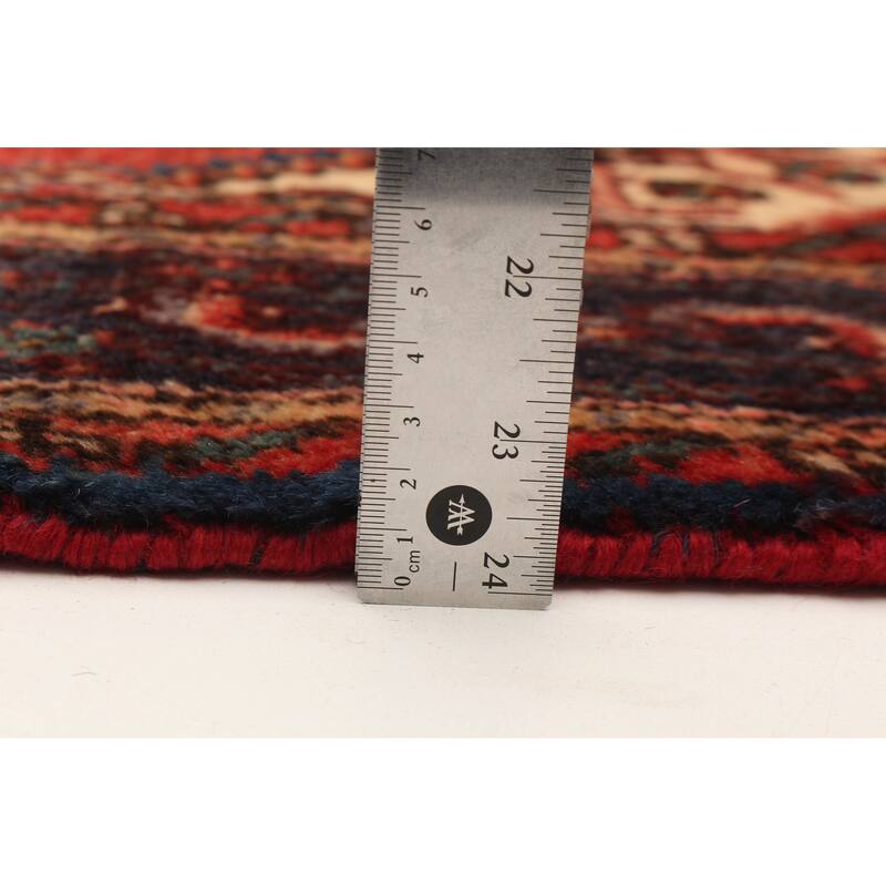 ECARPETGALLERY Hand-knotted Andelz Red Wool Rug - 4'4 x 7'4