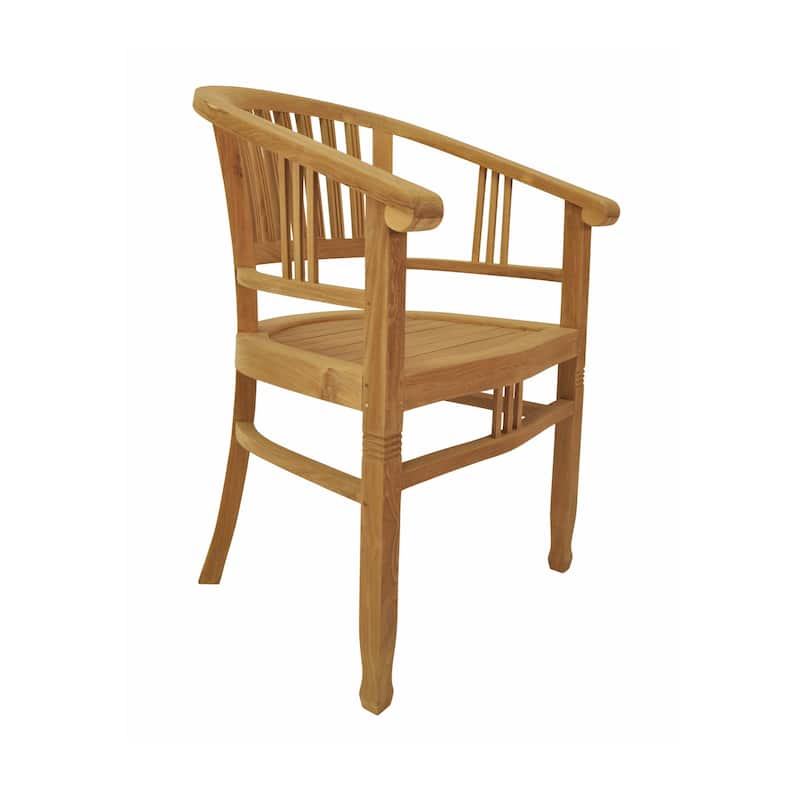 Captain Teak Outdoor Dining Chair - N/A