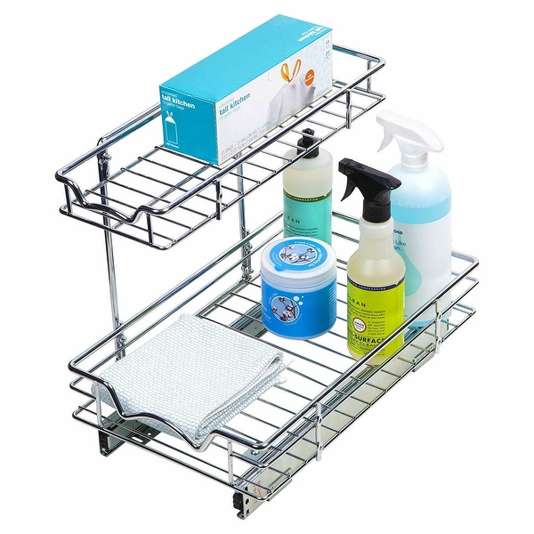 Trinity sliding online undersink organizer