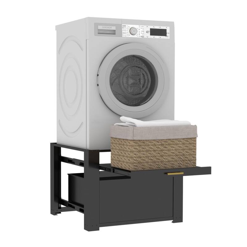 VEIKOUS Laundry Pedestal for Washer and Dryer with Large Capacity Drawer