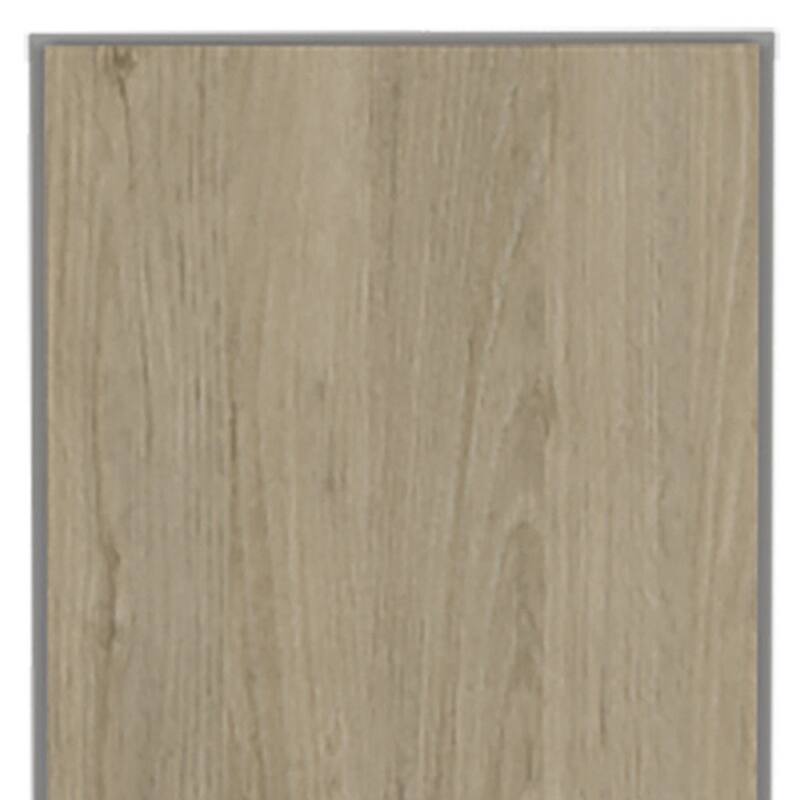HomeRoots 82" Gray And Oak Wood Pantry Or Storage Closet - 15.75' X '82.05' X '13.58