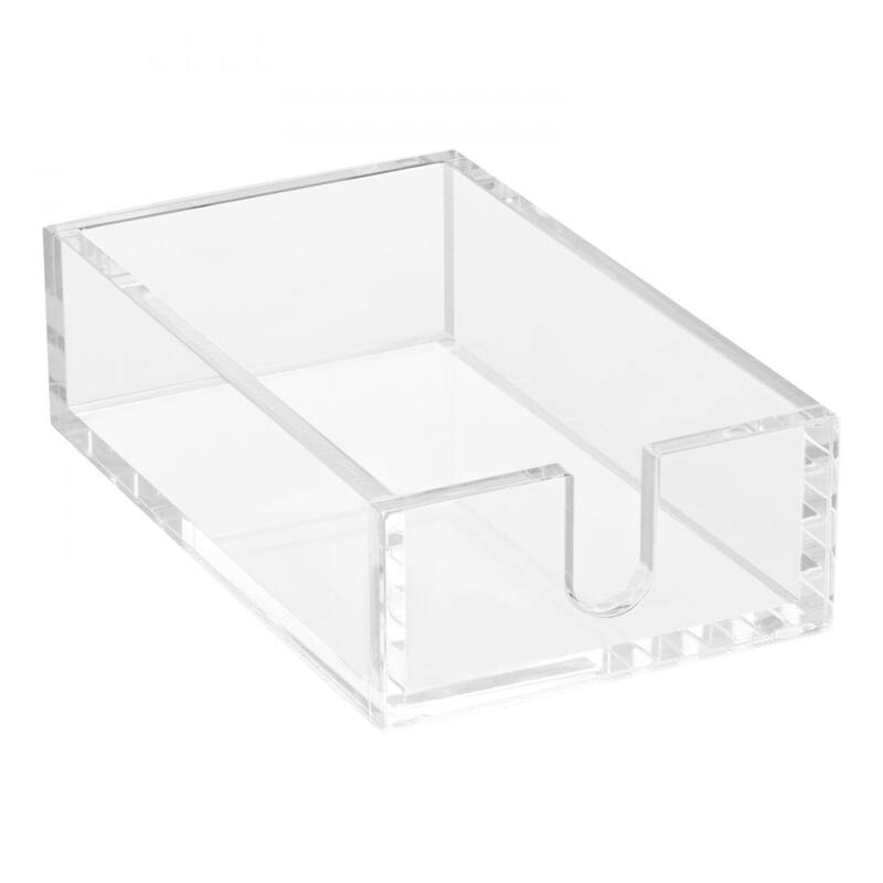 Clear Acrylic Napkin Holder with Durable U-Shaped Design and Easy Access - 9.1 x 5.5 x 2.6 inch