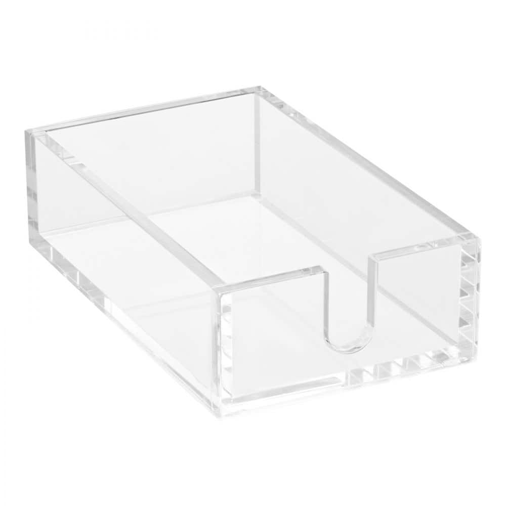 Clear Acrylic Napkin Holder with Durable U-Shaped Design and Easy Access - 9.1 x 5.5 x 2.6 inch