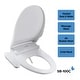 SmartBidet Electric Bidet Seat for Elongated Toilets with Control Panel ...