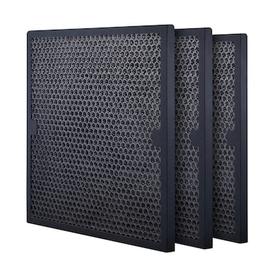 VEVOR 3 Pack Active Carbon Filters Replacement 16"x19" Stage 2 Air Scrubber
