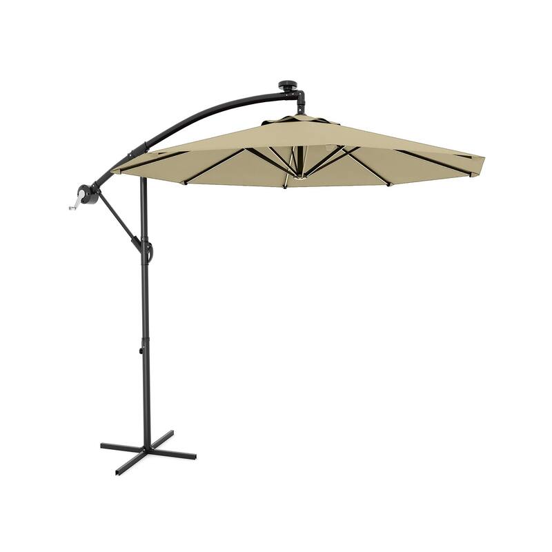 Cantilever Umbrella, with 360° Rotating - Beige