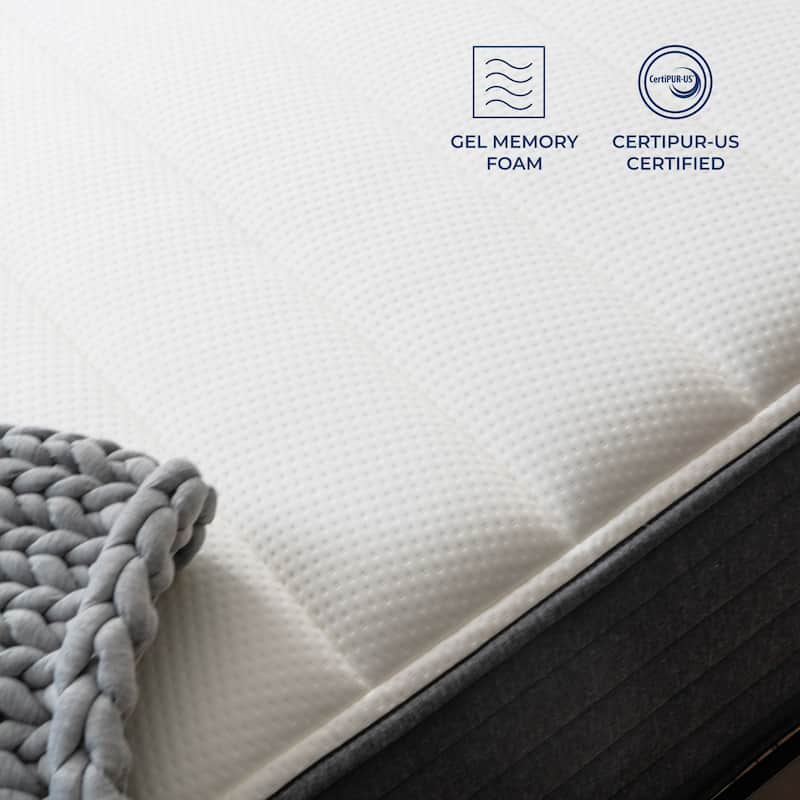 Brooklyn Bedding Select 12" Gel Memory Foam Hybrid Mattress