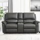 preview thumbnail 10 of 26, Hydeline Erindale Zero Gravity Power Recline and Headrest Top Grain Leather Sofa, Loveseat and Recliner with Built in USB Ports