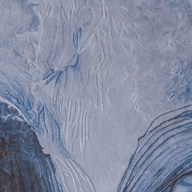 HomeRoots Abstract Coastal Rectangle Area Rug