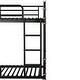 preview thumbnail 7 of 12, Detachable Triple Metal Twin Bunk Bed for 4 Kids
