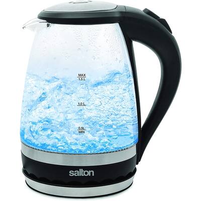 Salton Cordless Electric Glass Kettle 1.5 liters