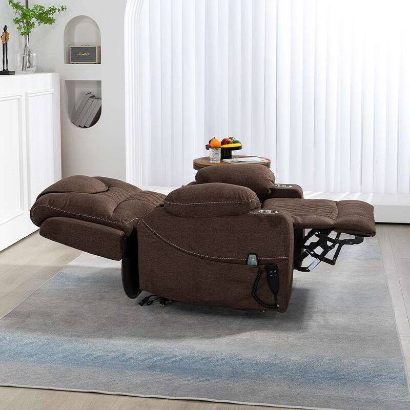 Upgraded Flagship Dual Motor Independent Control Oversized 180° Lay Flat Power Lift Recliner Chair