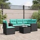 Option Black and blue with table
