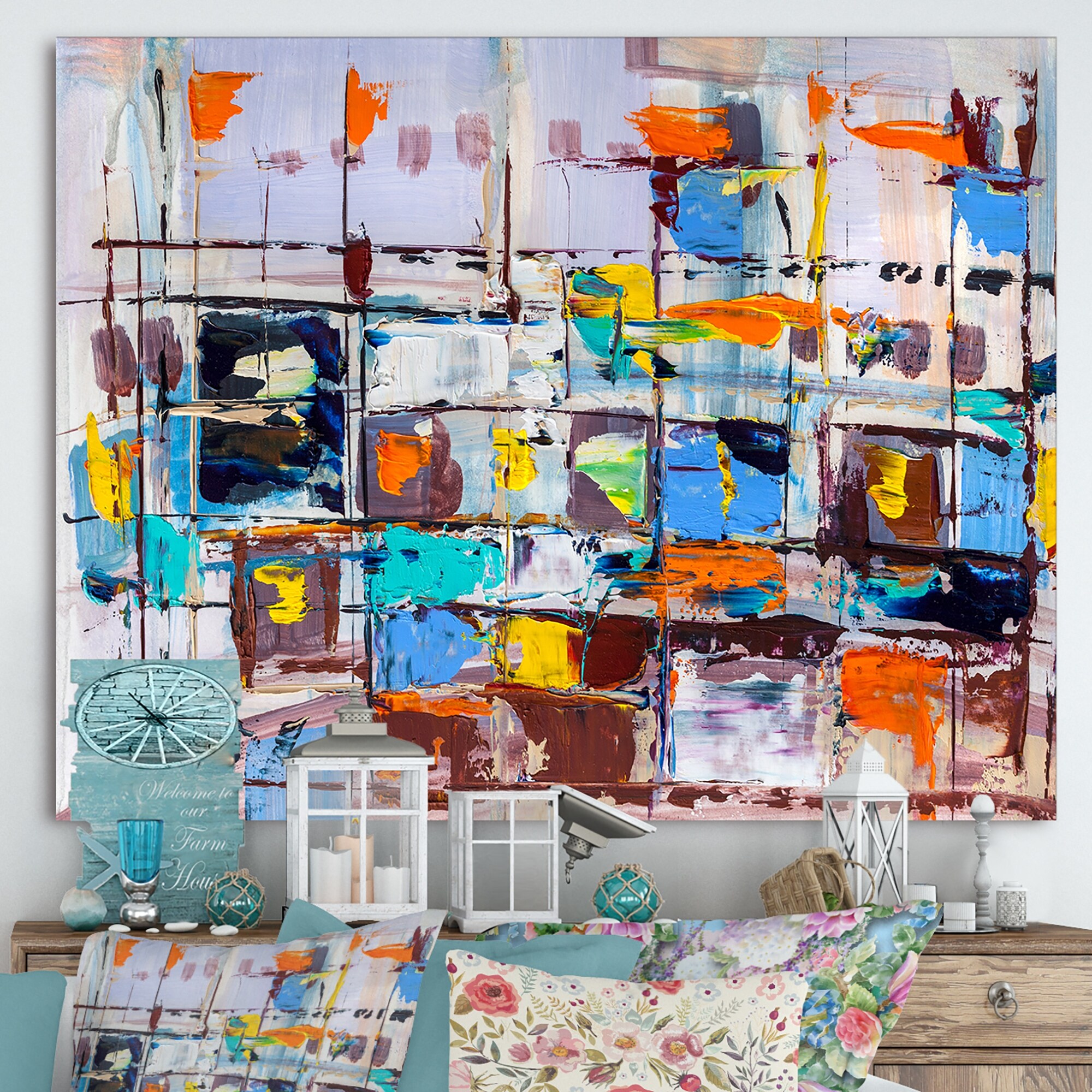 designart 'cubist matrix of