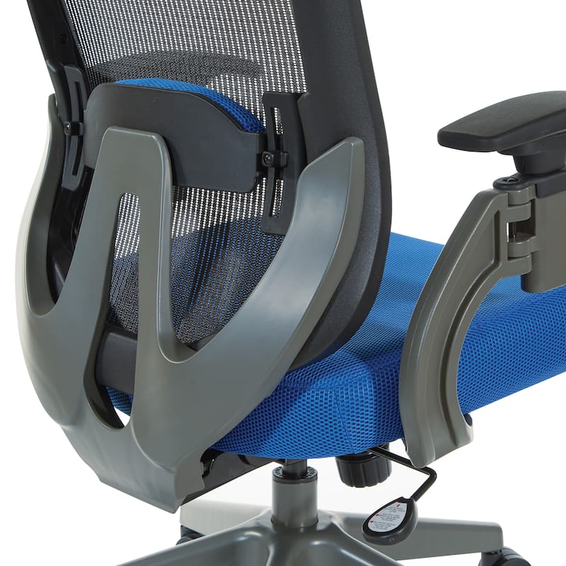 Grey Vertical Mesh Back Managers Chair
