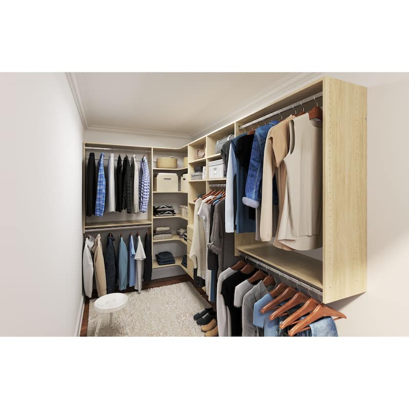 Easy Track Ultimate Corner Laminate Closet Kit