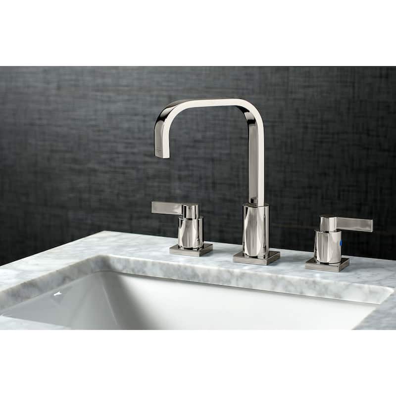 Kingston Brass NuvoFusion 8 in. Widespread Bathroom Faucet - Polished Nickel