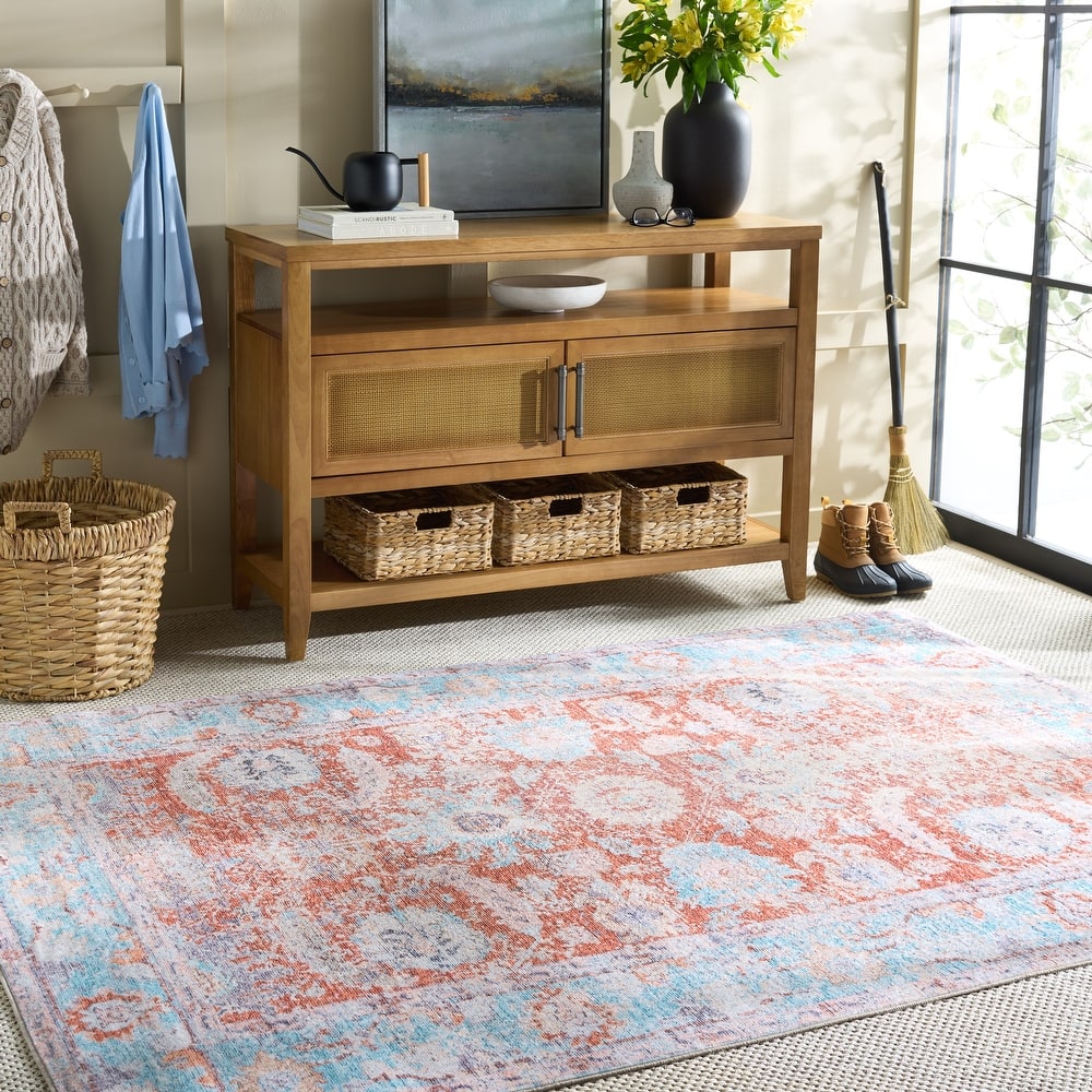 Martha Stewart Raminta Machine Washable & Slip Resistant Rug