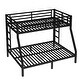 preview thumbnail 7 of 5, Metal Twin over Full Bunk Bed for Teens and Adults