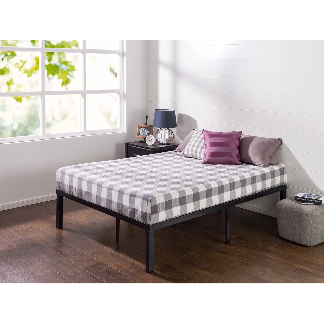 Priage by Zinus Quick Lock 16 Inch Metal Platform Bed Frame On