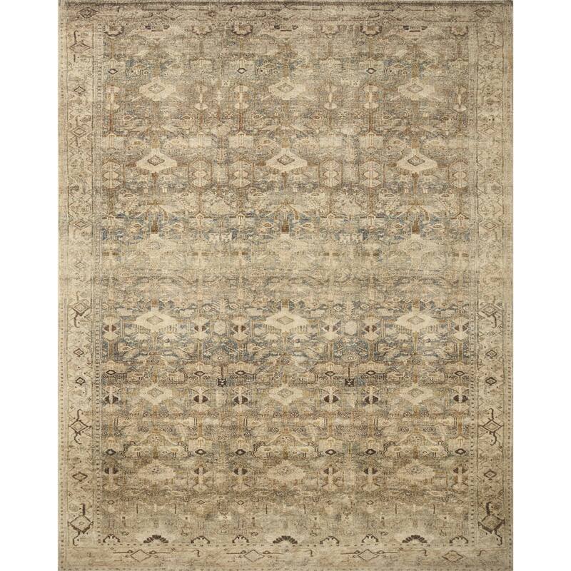 Alexander Home Sara Distressed Perisan Ultra Plush Area Rug