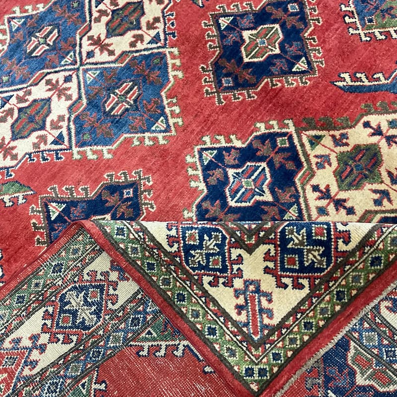 HERAT ORIENTAL Handmade Kazak Wool Rug - 5'10" x 8'4"