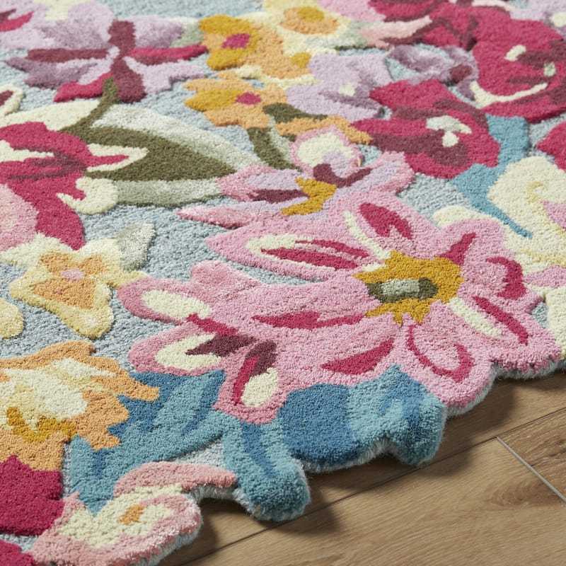 Marisela Coastal Floral and Botanical Area Rug