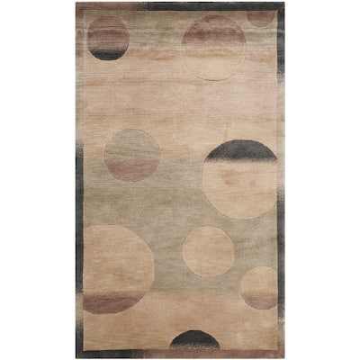 SAFAVIEH Couture Hand-knotted Tibetan Maella Modern Wool Rug