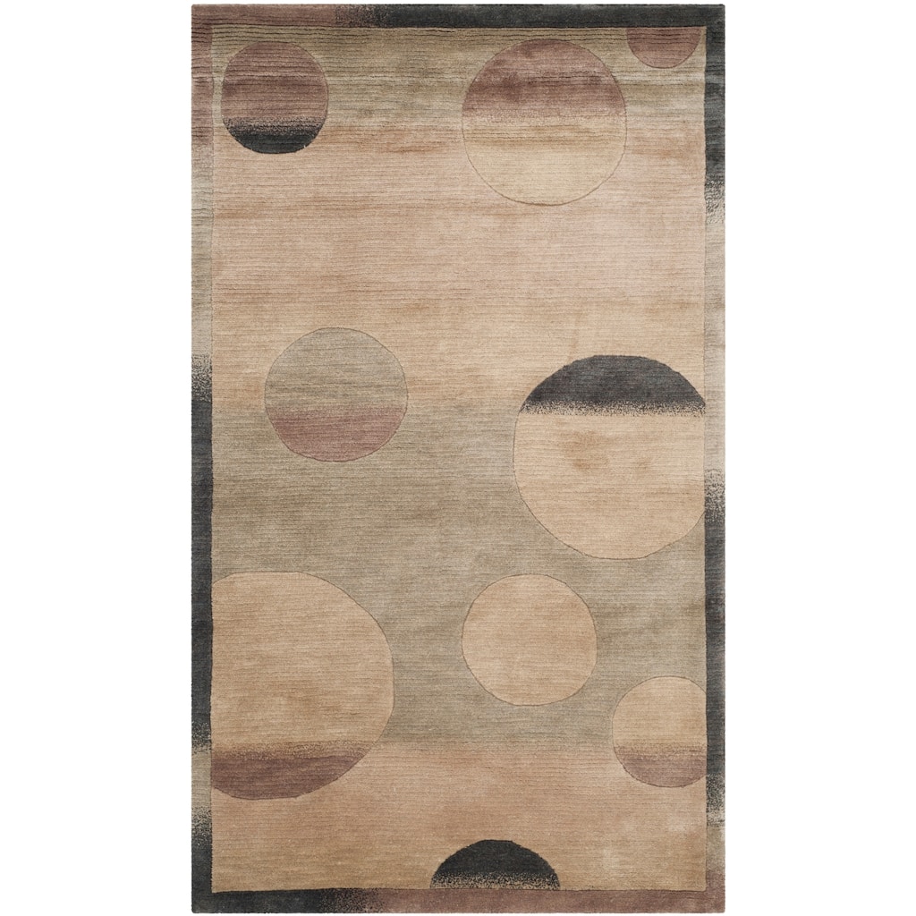 SAFAVIEH Couture Hand-knotted Tibetan Maella Modern Wool Rug