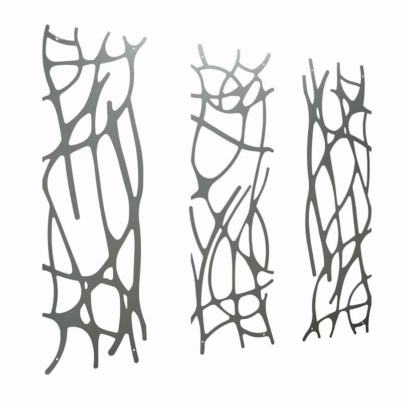3-Piece Stainless Steel Wall Art