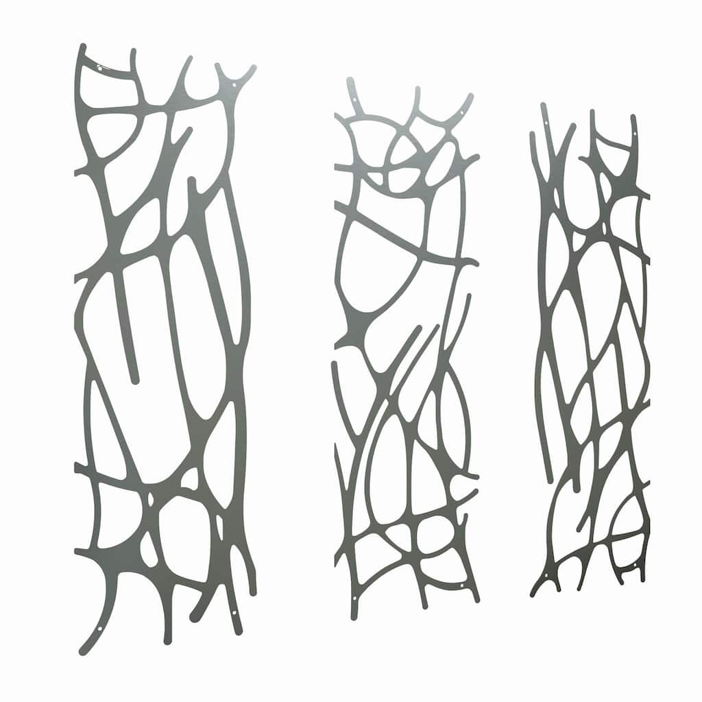 3-Piece Stainless Steel Wall Art