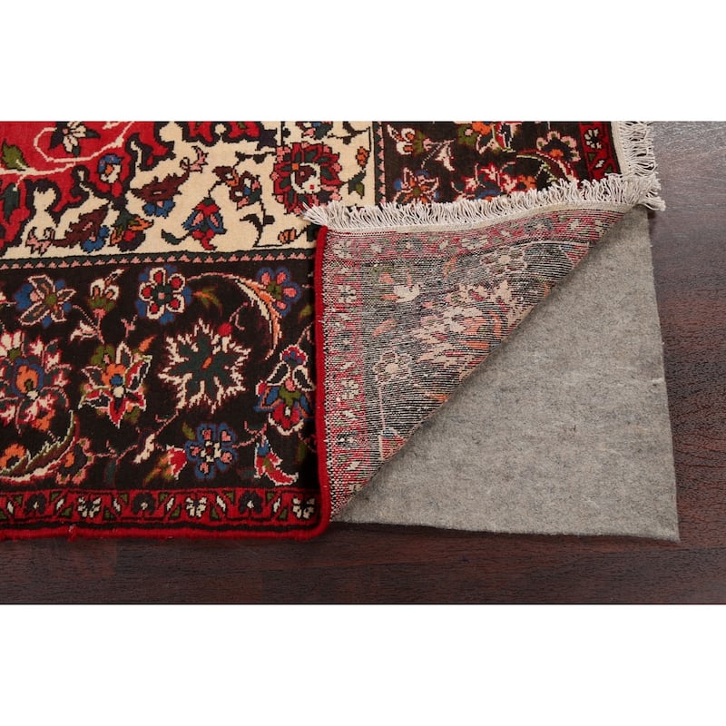 Floral Traditional Bakhtiari Persian Area Rug Hand-knotted Wool Carpet - 6'10" x 9'7"