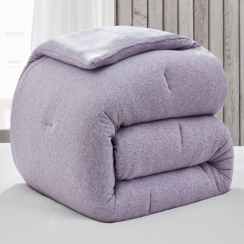 Sweater Weather® - Coma Inducer® Oversized Comforter Set - Snowy Purple