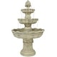 preview thumbnail 1 of 11, Sunnydaze 3-Tier Pineapple Outdoor Fountain - May Be Options to Choose