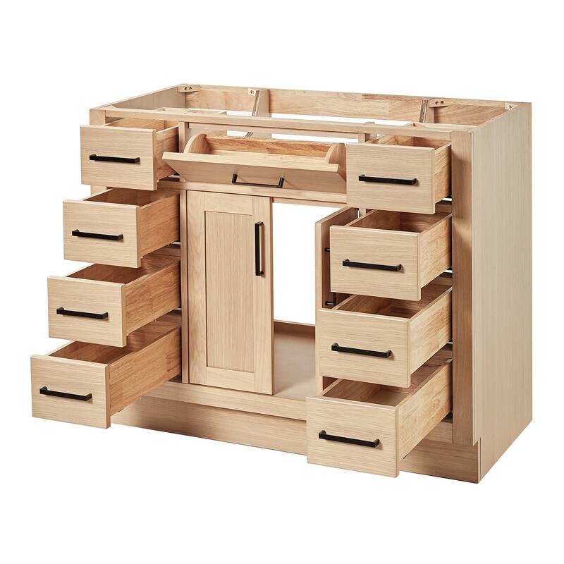 Ariel T042S-BC Hepburn 42" Single Free Standing Vanity Cabinet Only