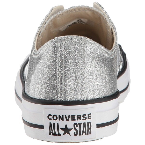 converse women's chuck taylor all star glitter canvas low top sneaker