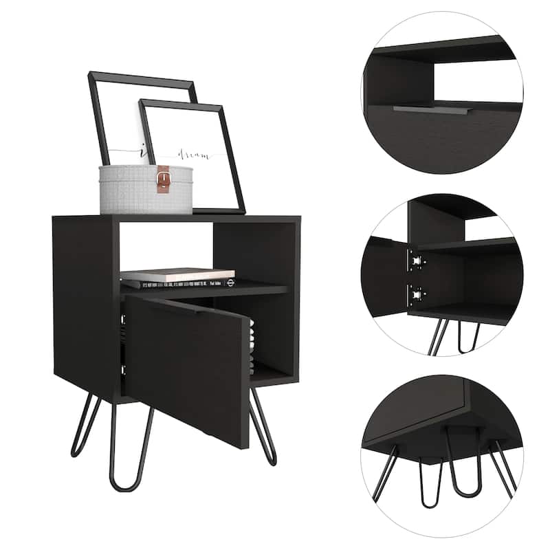 Eagle Creek 1-Shelf 1-Drawer Nightstand