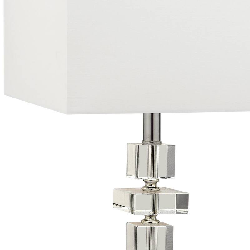 SAFAVIEH Lighting 28 inch Crystal Deco Crystal Table Lamp (Set of 2)