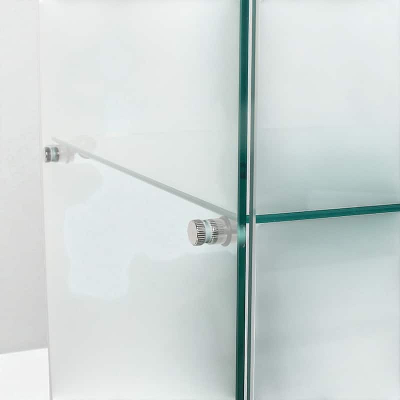 Glass Display Cabinet with Doors & Locks, Acrylic Shelves, Floor Standing Storage Showcase for Home or Office