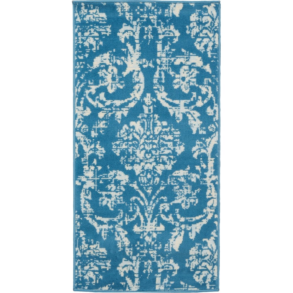 Nourison Jane Farmhouse Vintage Indoor only Damask Area Rug