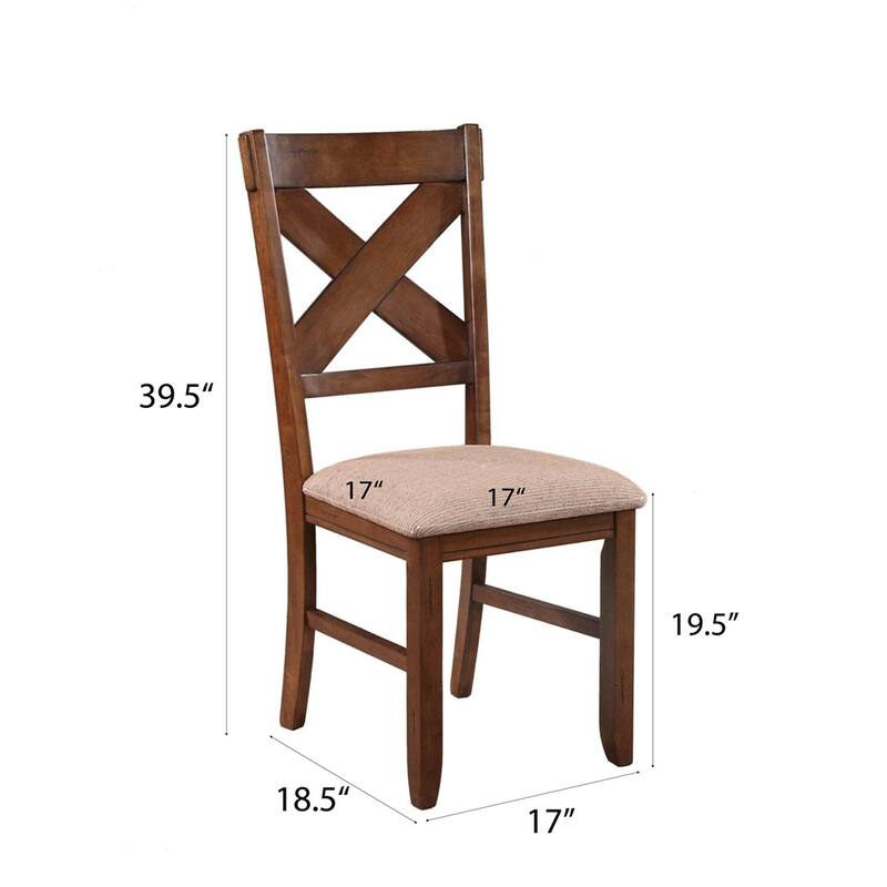 Solid Wood Dining Chairs,Set of 2